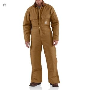 Carhartt Men's Brown Insulated Coveralls